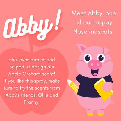Solid Spare 2 Pack - Happy Nose! Air Freshener & Odor Remover Spray - Abby's Apple Orchard