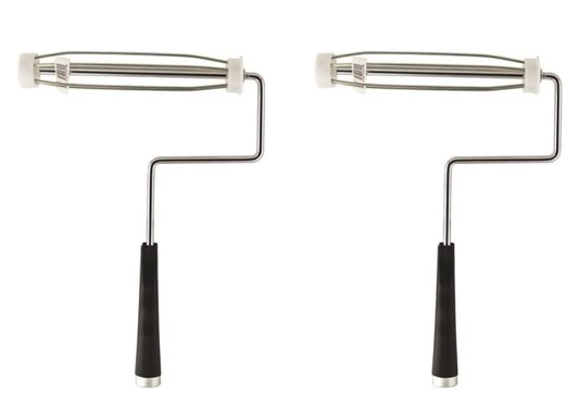 Solid Spare (2) Wooster Brush F0010 9 inch Acme Heavy Duty Roller Frames 5-Wire