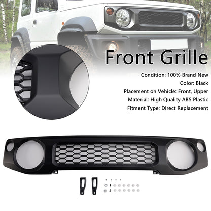 Black Honeycomb Front Bumper Grille Grill Fit Suzuki Jimny JB74 2019~2023