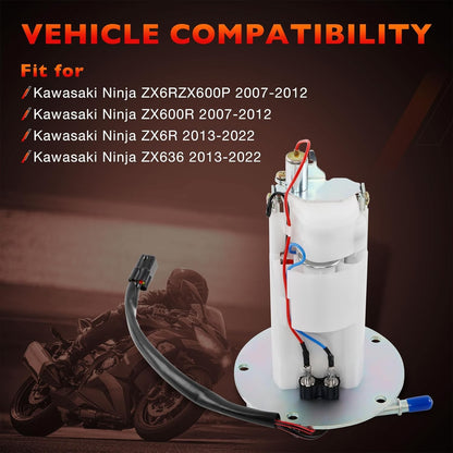 49040-0023 Fuel Pump Assembly Fit 2007-2022 Kawasaki Ninja ZX6R ZX600R ZX636
