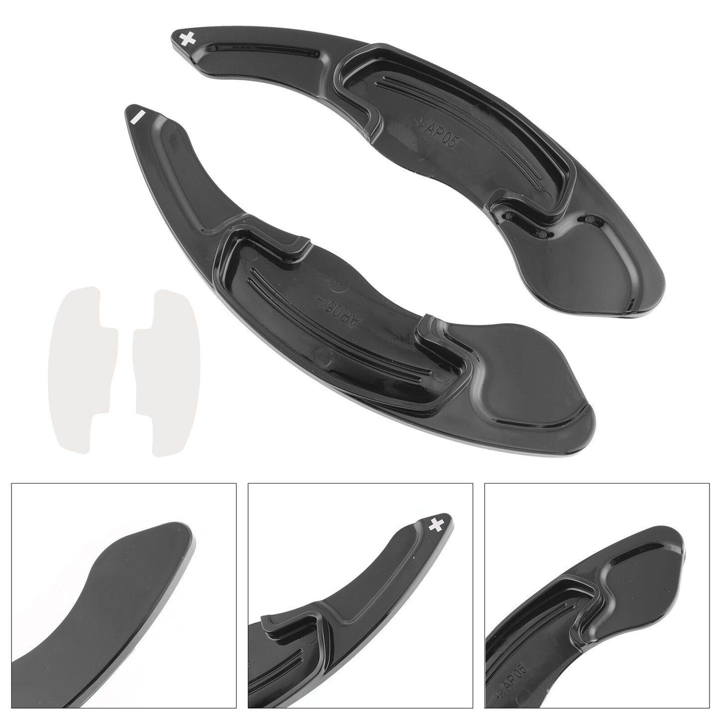Steering Wheel Paddle Shifter Extensions For Acura RDX MDX CDX TLX 13-18 Black