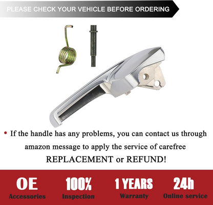 Interior Door Handle For 2003-2006 Ford Expedition Front or Rear Driver Chrome