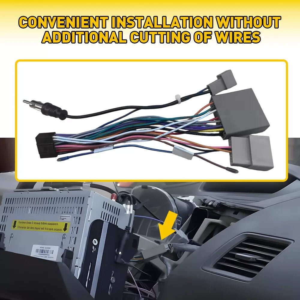 Radio Wiring Harness Car Stereo Wiring Harness For 2006-2009 Honda Civic CRV