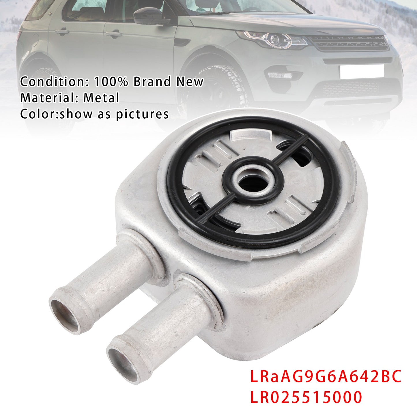 Engine Oil Cooler LR025515 For Land Rover Range Rover 2.0L AG9G6A642BC 2012-2016