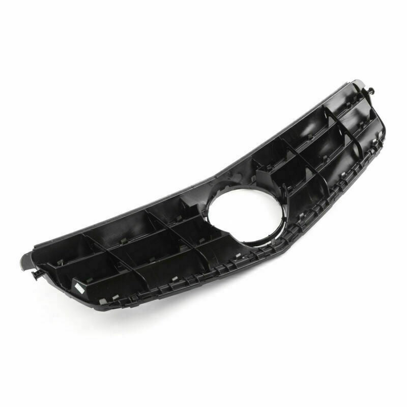 ??Front Bumper Grille For For Benz C Class W204 W/LED Emblem C300/C350 08-14 Blk