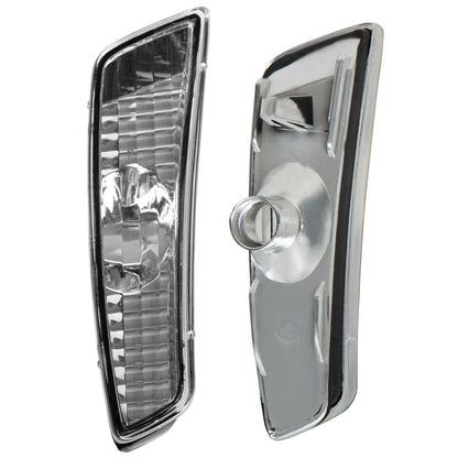 Solid Spare Clear Front Fender Side Markers Lights Housing For Pontiac G8 GT GXP 2008 2009