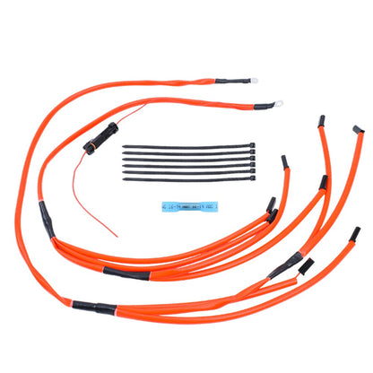 NEW 1200°F Insulated Glow Plug Harness Red FOR CHEVROLET GMC 6.5L Turbo Diesel