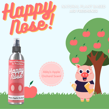 Solid Spare 2 Pack - Happy Nose! Air Freshener & Odor Remover Spray - Abby's Apple Orchard