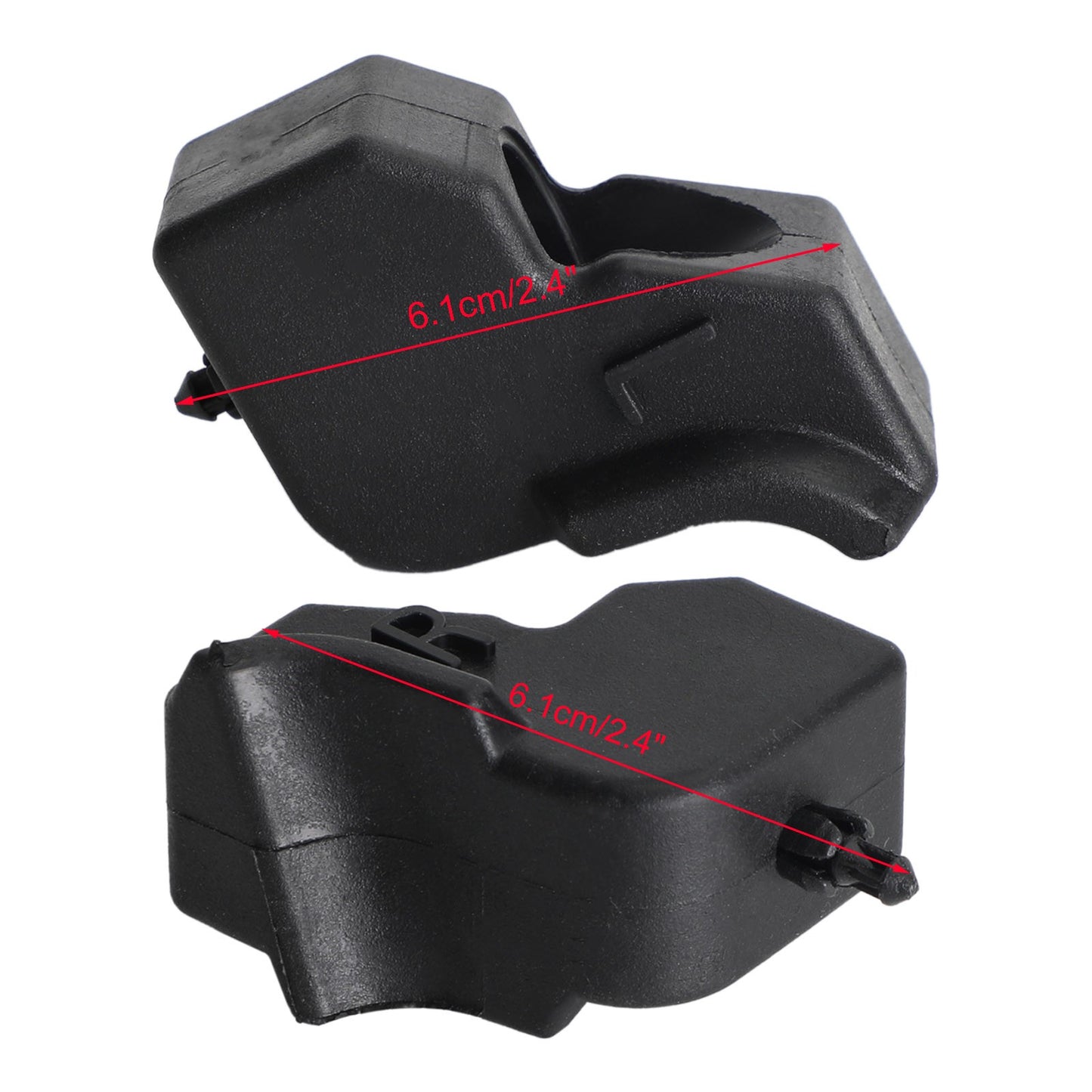 2PCS Left & Right Side Tailgate Rubber Bumper Cushion for Ford F-150 2015-2021*