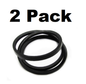 Solid Spare 2 Belts for MTD Cub Cadet 954-04001 754-04001 954-04001A 754-04001A (5/8" x 69")