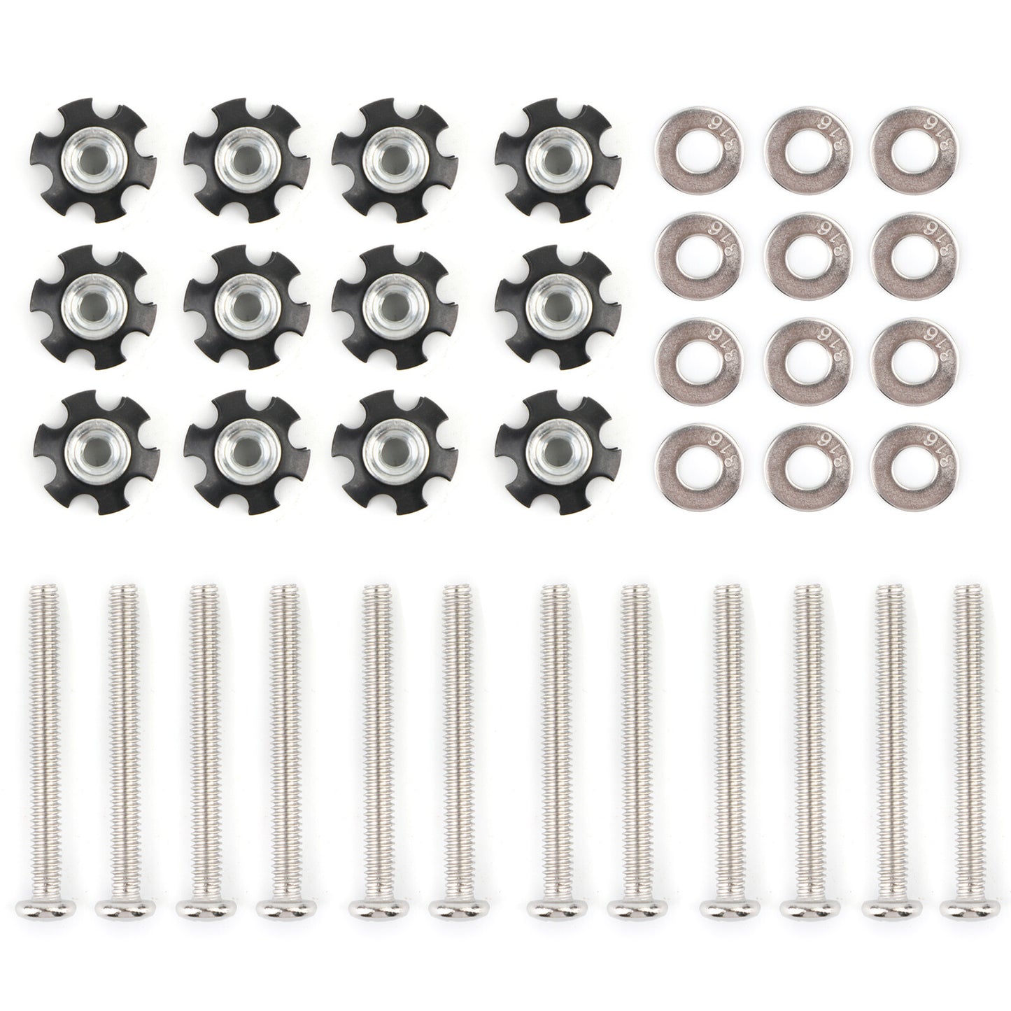 12 RV LADDER REPAIR KIT nuts Stainless Bunk Motorhome Parts Camper Trailer Coach