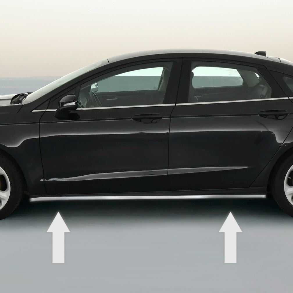 ROCKER PANEL CHROME TRIM SIDE MOLDING For FORD FUSION 13-17 14 15 16
