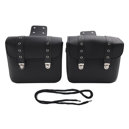 Side Tail Bag Saddlebag Color Matching Luggage Black 20L For Scooter Motorcycle