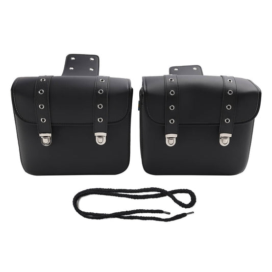 Solid Spare Side Tail Bag Saddlebag Color Matching Luggage Black 20L For Scooter Motorcycle