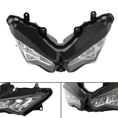 Headlamp Headlight Guard Protector Grill Led Clear For Kawasaki Ninja 400 18-23