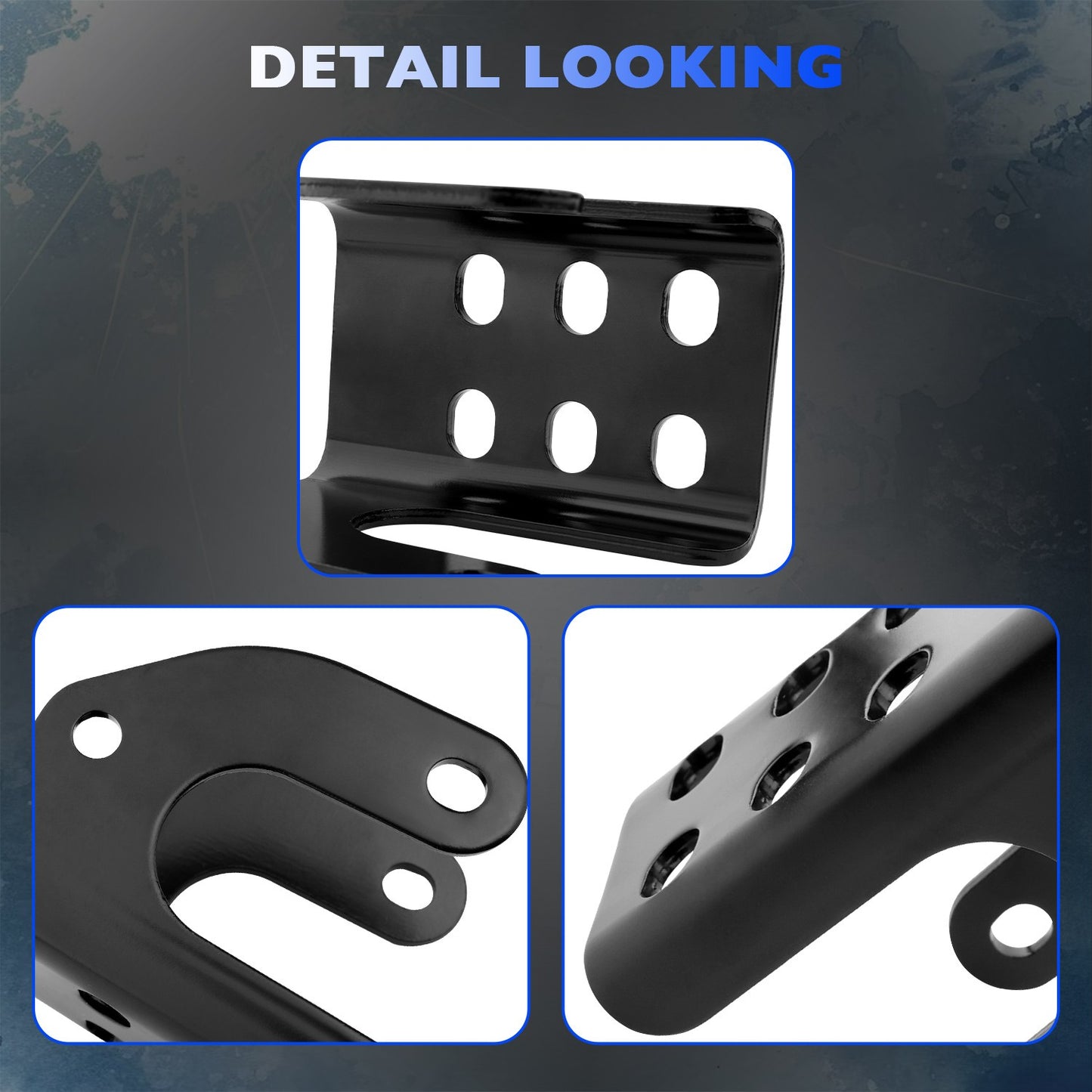 6X 1100833 Heavy Duty Tarp Body Mount Stops Bracket For 17057751 Dump Truck Tarp