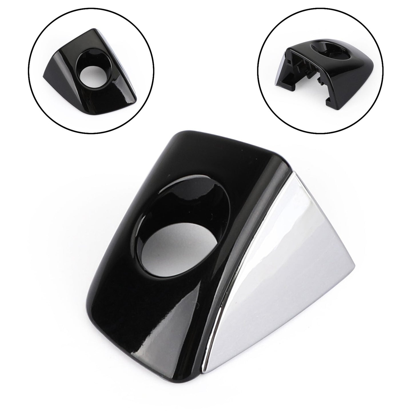 Chrome Front Left Cap Door Handle Key Hole Cover 4H1837879B Fit For AUDI