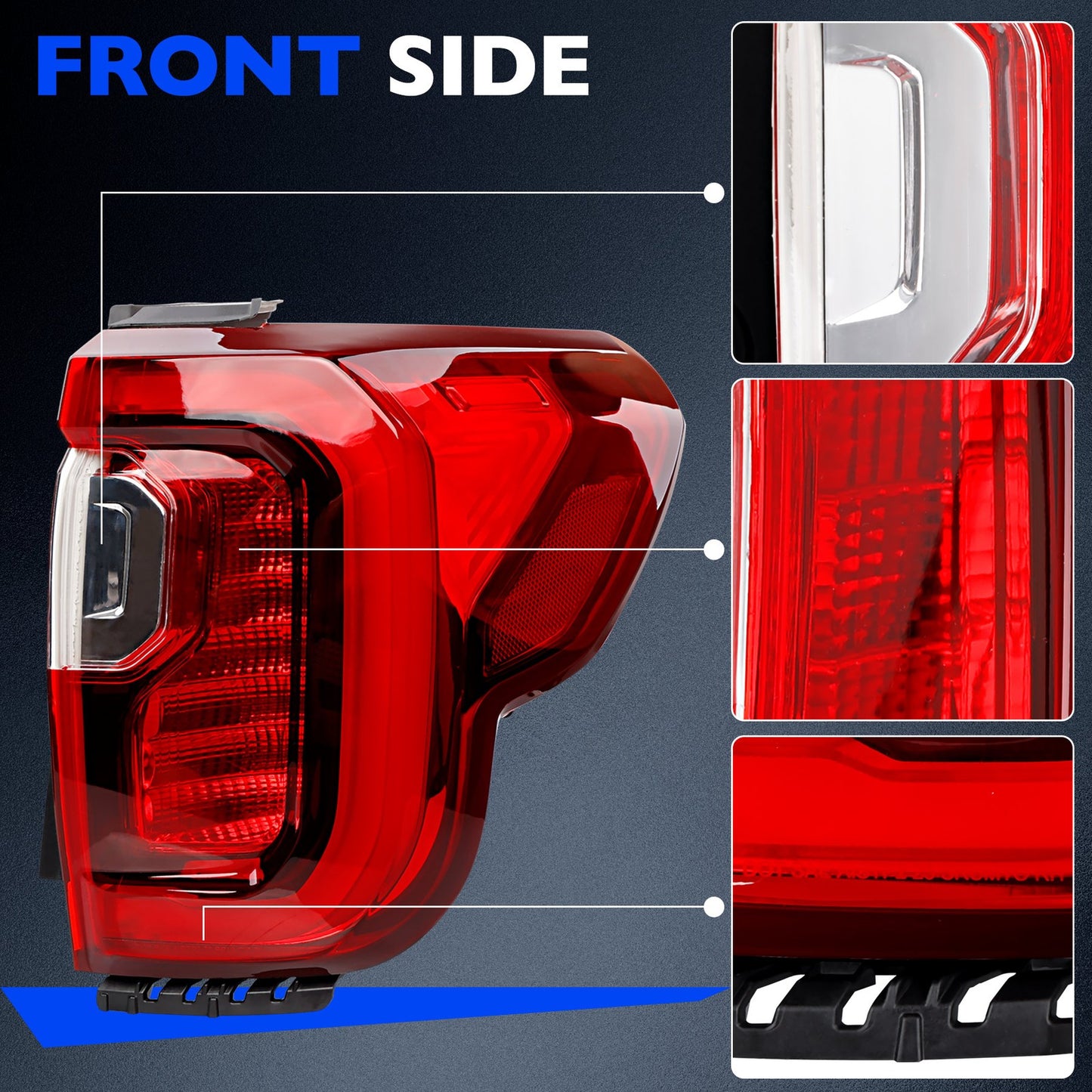 For 20-23 GMC Acadia SL SLE SLT Denali LED Tail Light Brake Lamp Passenger Side