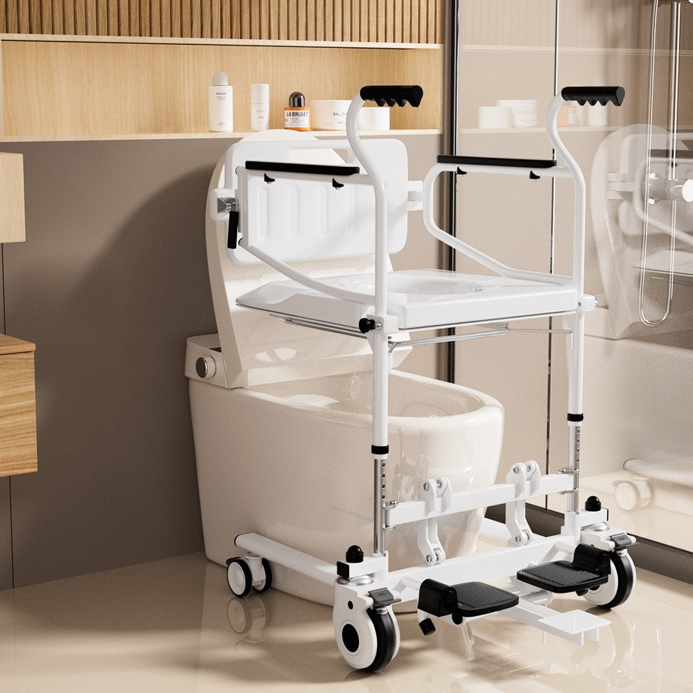 Patient Chair Transferred Lift Wheelchair Removable Split Type Wheelchair_250 lb