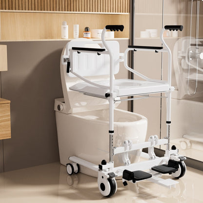 Patient Chair Transferred Lift Wheelchair Removable Split Type Wheelchair_250 lb