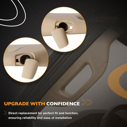 A Pillar Grab Handle Fit 2011-16 Ford F250 F350 F450 F550 BC3Z-2503599-AA Beige