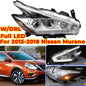 For 2015-2018 Nissan Murano Full LED Headlight Headlamp Right Passenger Side