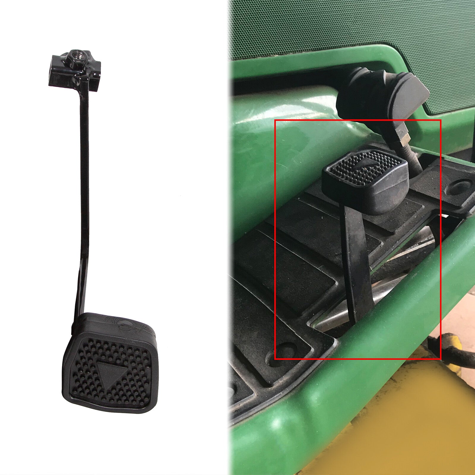 Solid Spare Enhanced Reverse X-Pedal w/ Rubber Pad For John Deere 425 445 455 LX176 LX178