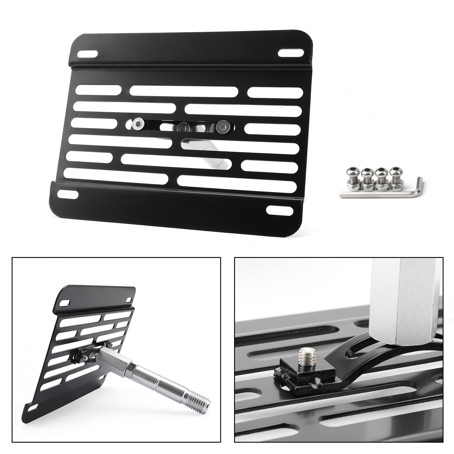 New Bumper Tow Hook License Plate Mount Bracket Holder For Mazda3 Mazda6 CX5 MX5