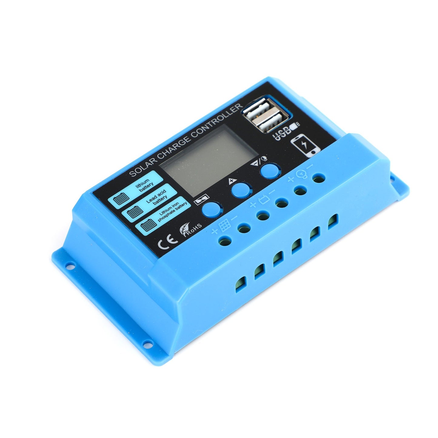 PWM 10A Solar Charge Controller PV Regulator For Lifepo4 Lead Acid Gel