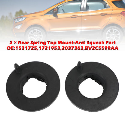 2 × Rear Spring Top Mount-Anti Squeak Part for Ford Fiesta Mk7 09-17 1531725