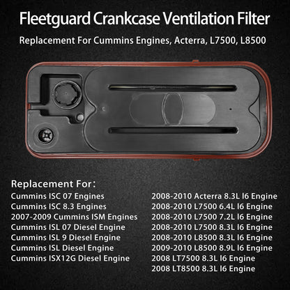 CV50628 Crankcase Ventilation Filter For Fleetguard Cummins Engines 08-10 L7500