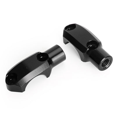 Master Cylinder Clamp 10mm Mirror Mount Black For BMW R 1200 1250 GS,Adv 13-21