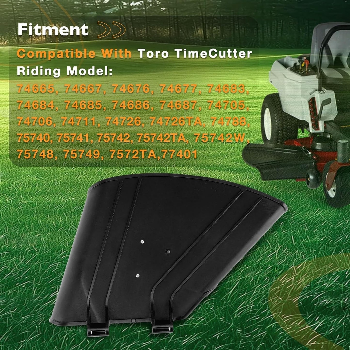 137-7046 Side Discharge Chute Grass Deflector For Toro TimeCutter & Exmark 42"