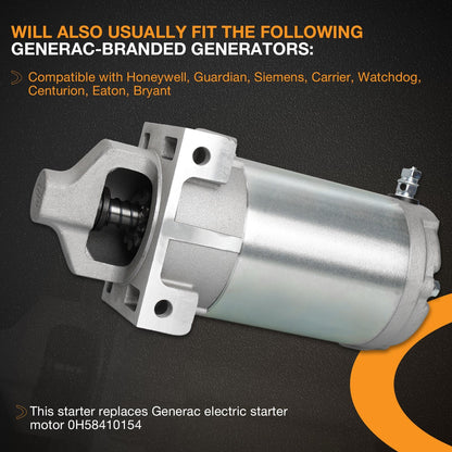 Electric Starter Motor Fit For 432CC Engine 7kW Core Power Generators 0H58410154