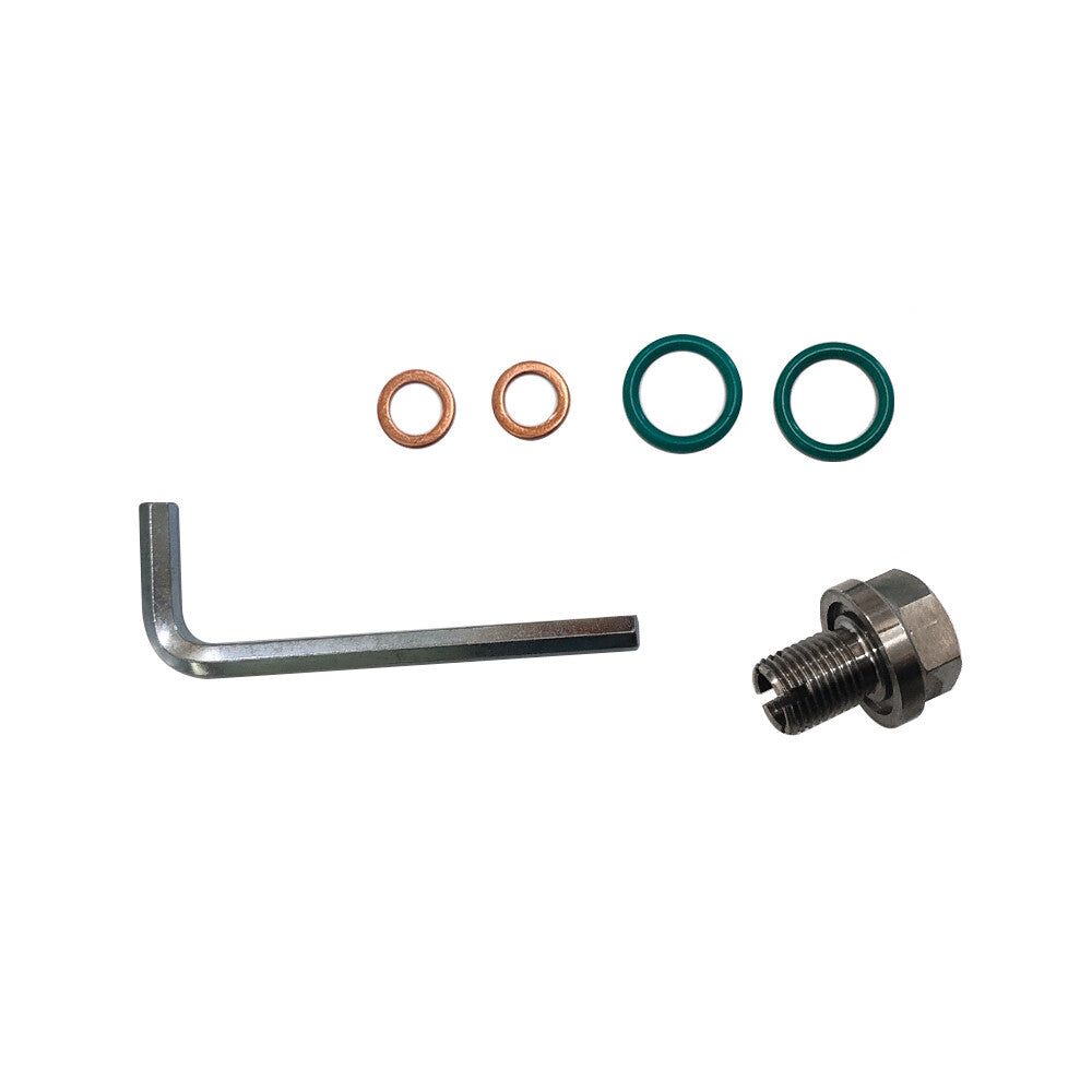 Oil Drain Plug Self-tapping Piggyback Repair Kit Stainless Steel M12.1-1.25x15mm