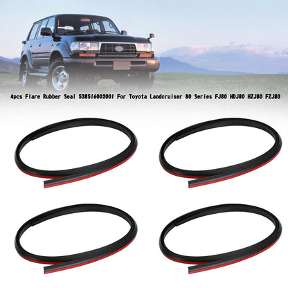 4x Flare Rubber Seal 538516002001 For Toyota Landcruiser 80 Series FJ80 HDJ80