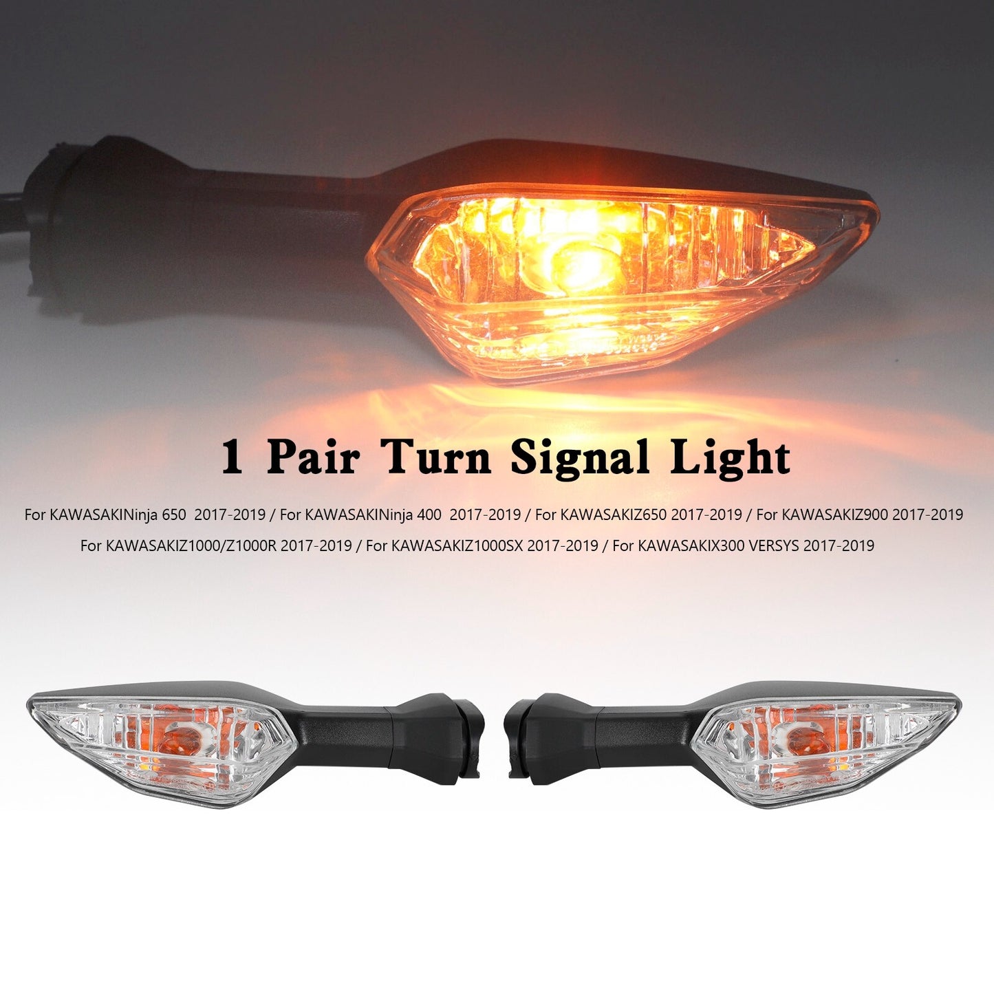 Turn Signal Light Indicator Lamp For Kawasaki Ninja400 Z650 Z900 Z1000 Z1000SX
