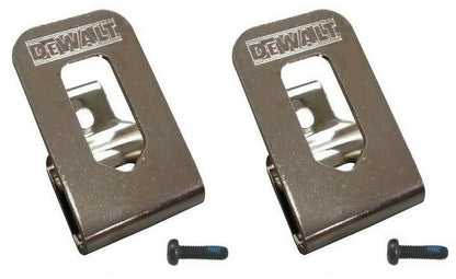 Solid Spare DeWalt Belt Clip Hook for DCD996, DCD777 - 2 Pack