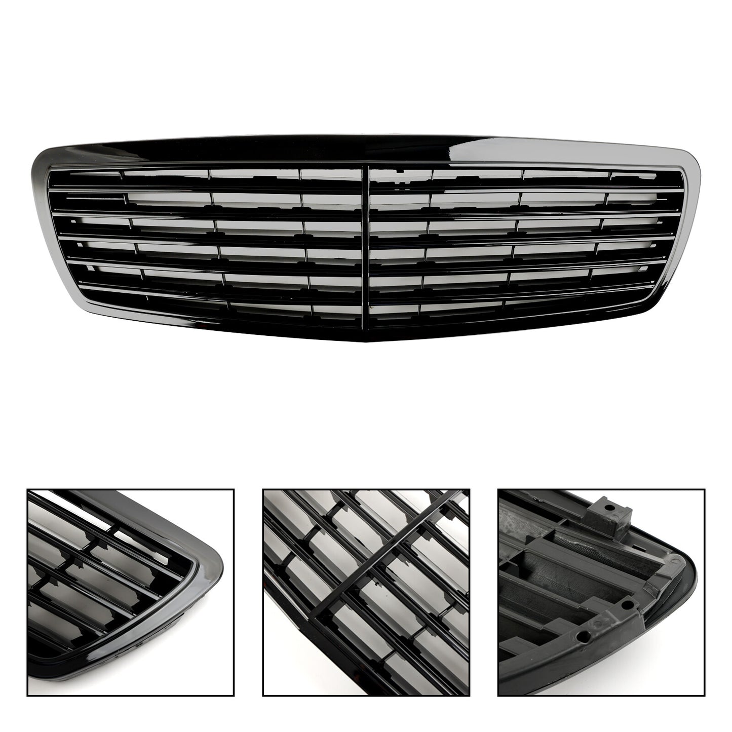 Front Grill Grille Fit Mercedes-Benz E-Class W211 E320 E350 E55  2002-2006