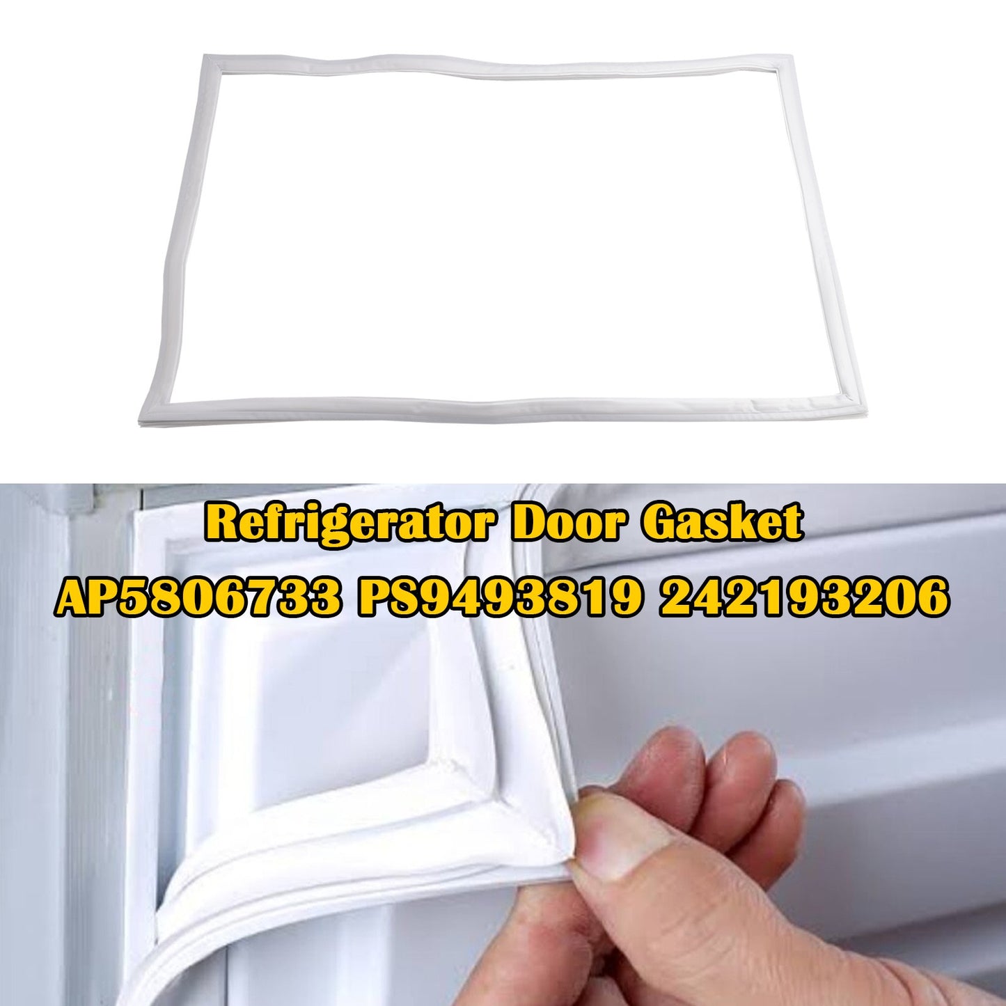 Refrigerator Door Gasket for Frigidaire Kenmore AP5806733 PS9493819 242193206