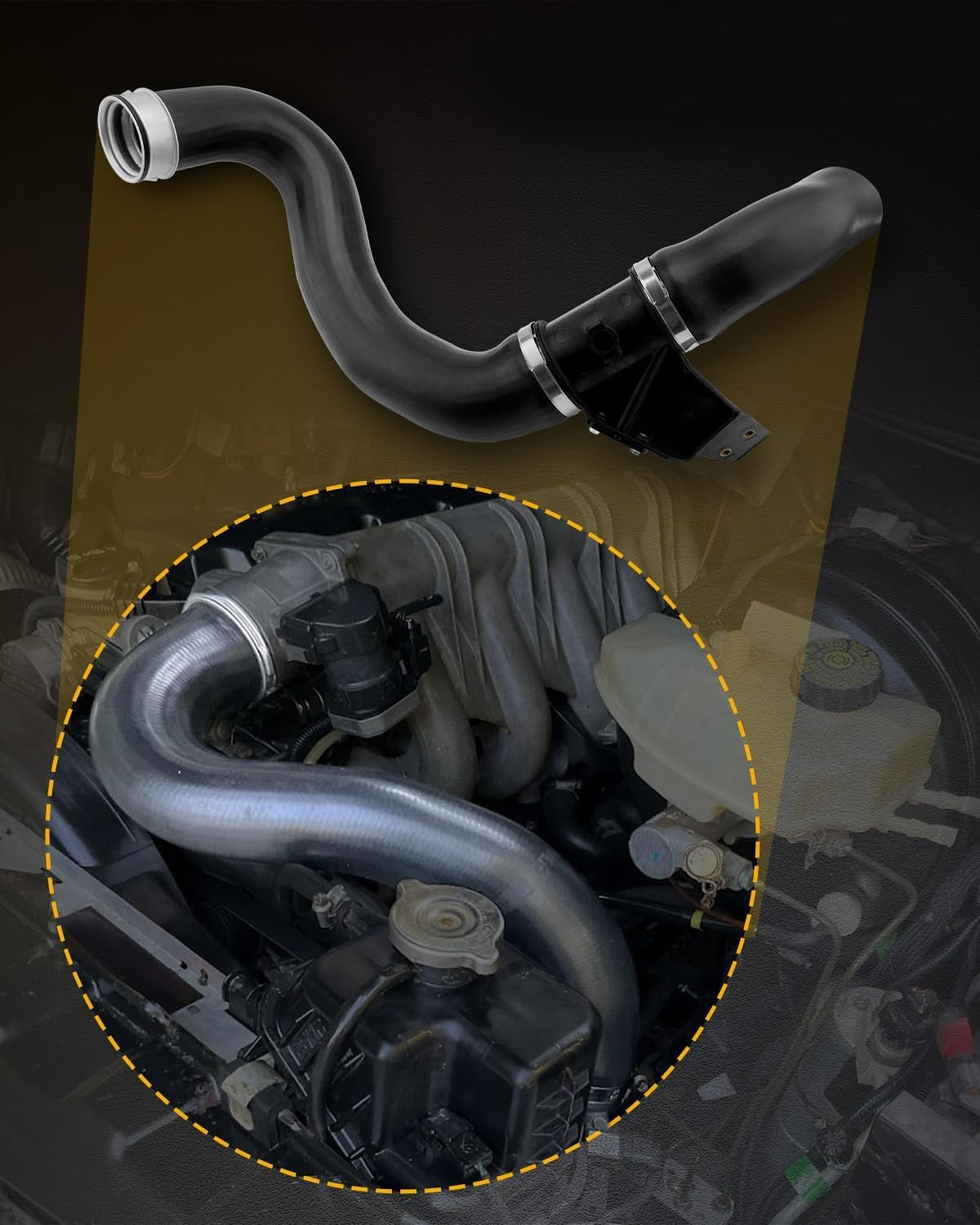 Turbo Intercooler Pipe Hose Assy For Dodge Mercedes-Benz Sprinter 2500 3500 2.7L