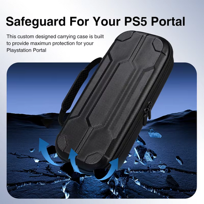 6 in 1 Accessories Set for Playstation Portal Remote Player Hard Carrying Case