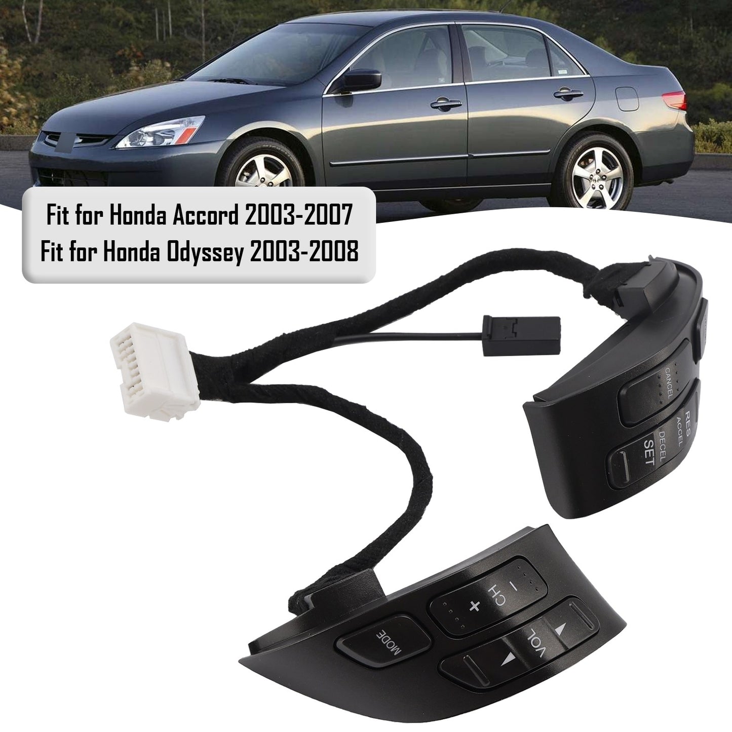 Steering Wheel Cruise Volume Control Switch Button For Honda Accord 2003-2007