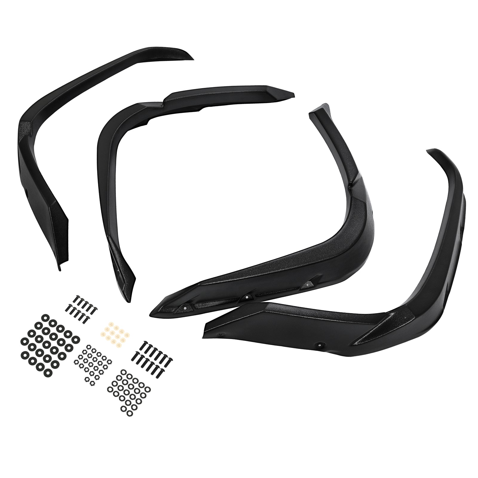Solid Spare Fender Flare Guard For Yamaha Grizzly 700 2016-2025 4PCS Overfender Mud Guard