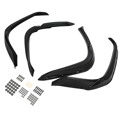 Solid Spare Fender Flare Guard For Yamaha Grizzly 700 2016-2025 4PCS Overfender Mud Guard