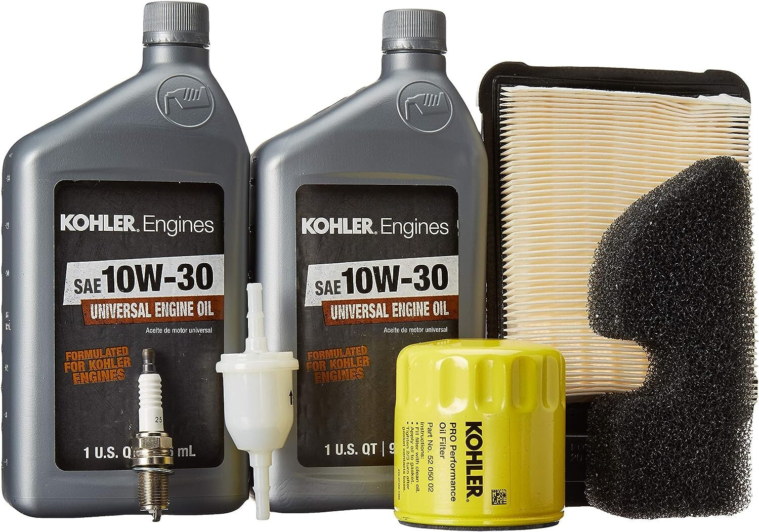 Solid Spare Kohler 20 789 01-S Courage Single Cylinder SV410-610 Maintenance Kit