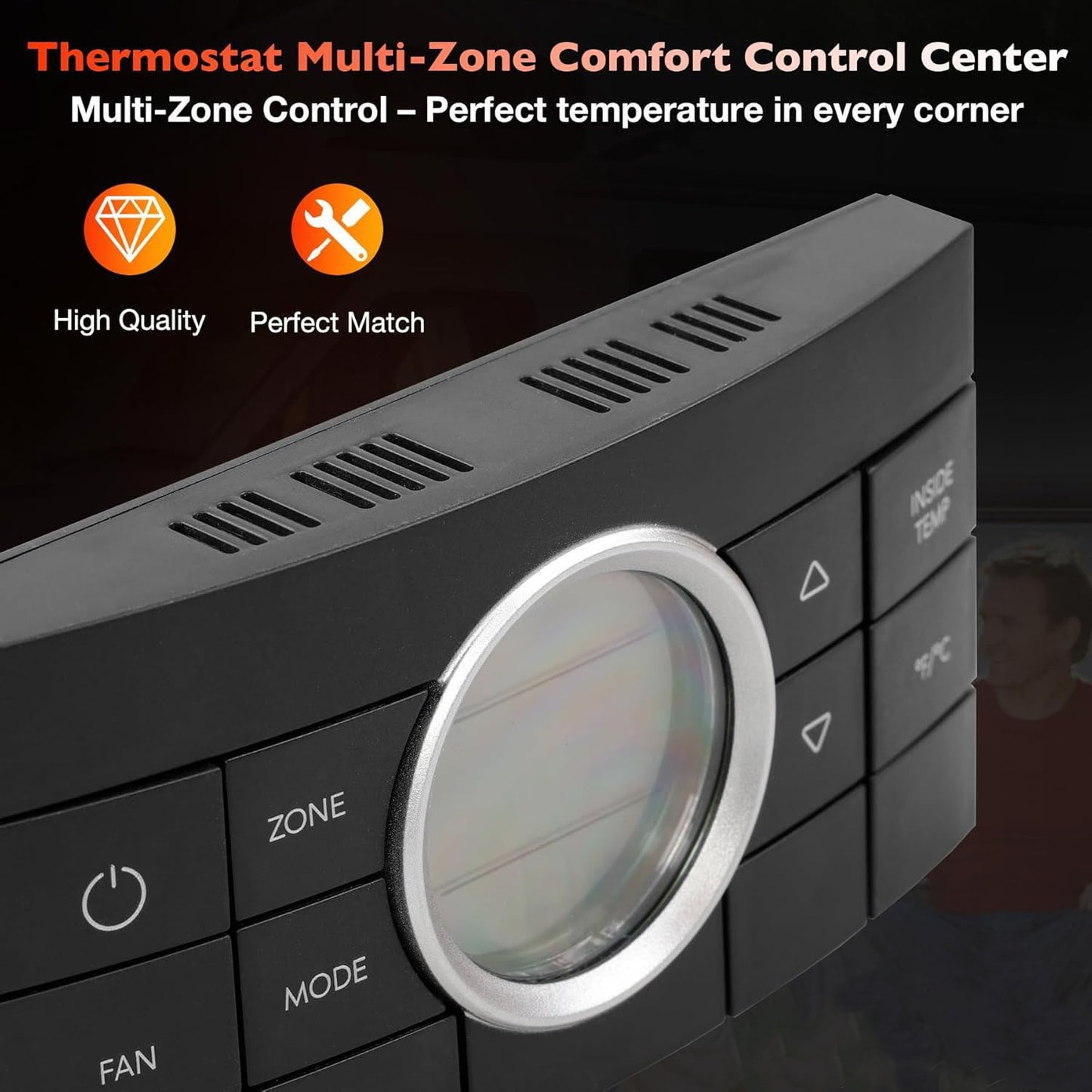 3314082000 RV Multi-Zone Thermostat 10-Button Comfort Control Center For Dometic