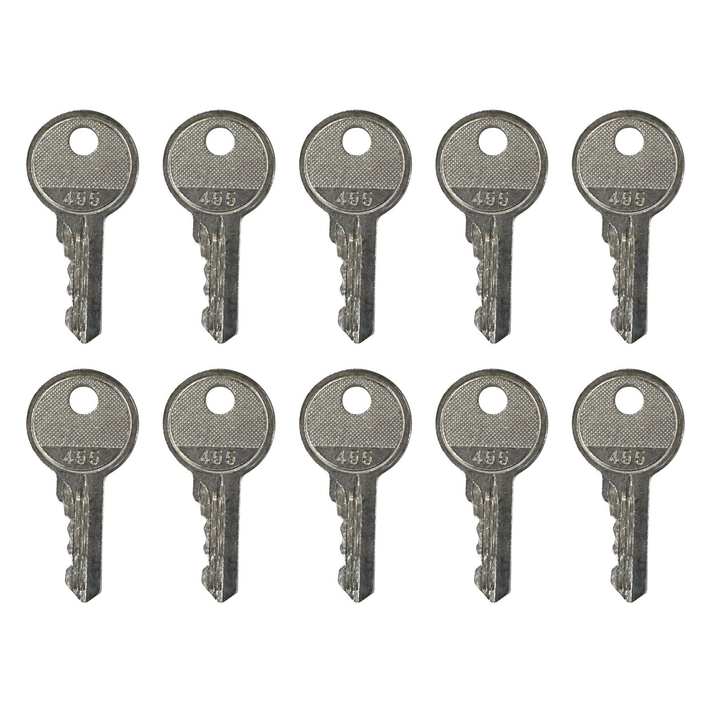 (10) Ignition Keys For Genie, Skyjack, Snorkel, JLG Hi Lifts -  104466
