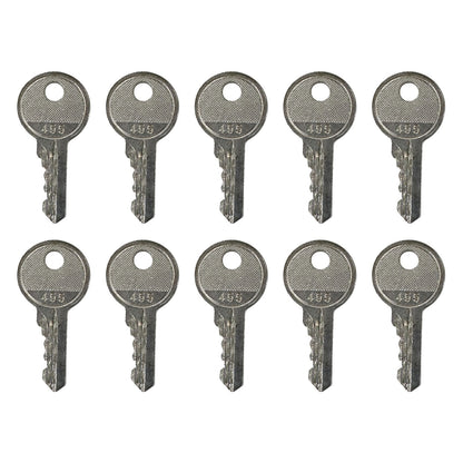 (10) Ignition Keys For Genie, Skyjack, Snorkel, JLG Hi Lifts -  104466