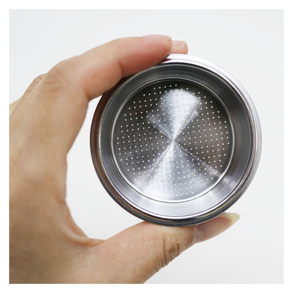 51Mm Portafilter Basket, Stainless Steel Coffee Filter, Double Layer Pressurized